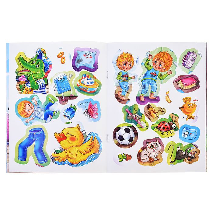 Фото к товару Мойдодыр. Чуковский К. И. Сказки и стихи с наклейками. Мойдодыр. Чуковский К. И. Сказки и стихи с наклейками.