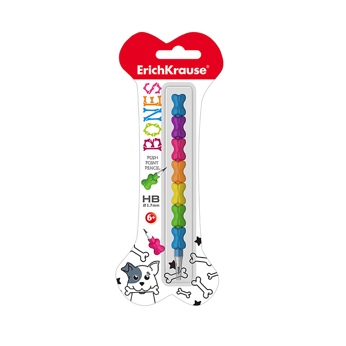 Карандаш сегментный 1.7 мм, НВ (в блистере по 1 шт.)