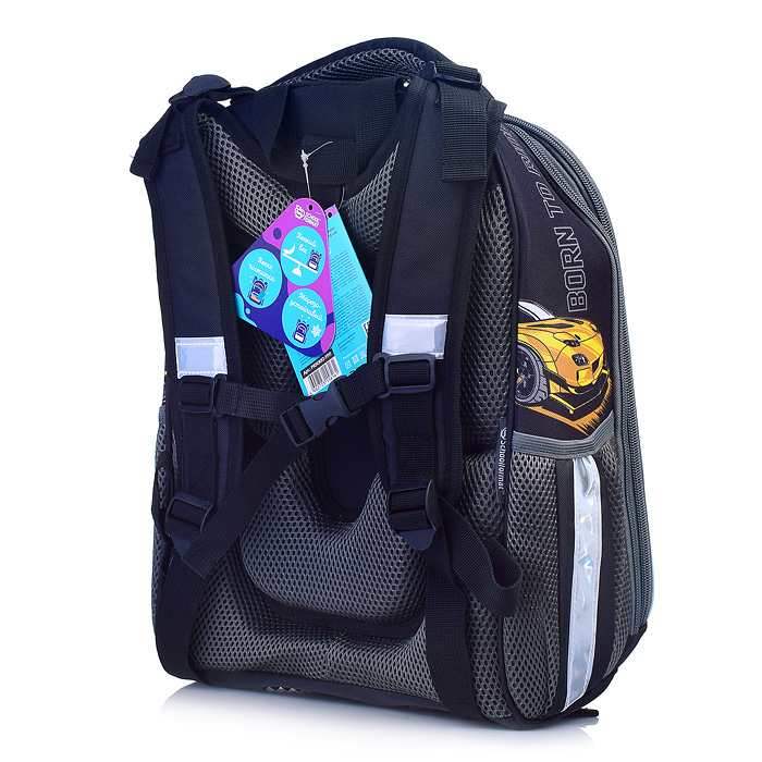 Рюкзак подрост. ERGONOMIC 2 URBAN LEGEND 17,5 л черн. 38х29х16 жестк. каркас 2 отд. молн.д/мальчиков