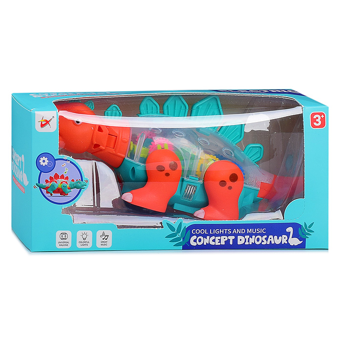 Динозавр 2005A/B на батарейках, в коробке