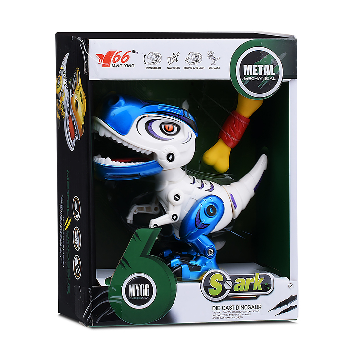 Динозавр MY66-Q1203G на батарейках, в коробке