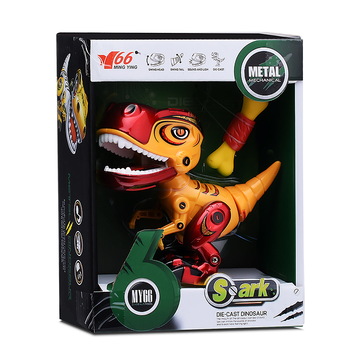 Динозавр MY66-Q1203G на батарейках, в коробке