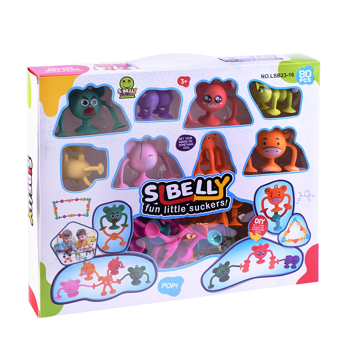 Конструктор LSB23-16 (80 дет.) в коробке