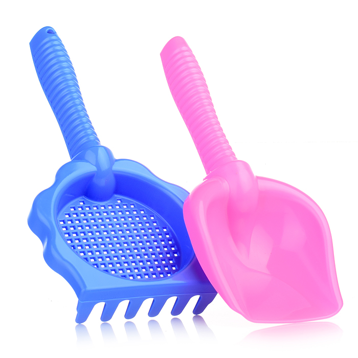 Фото к товару Песочный набор 2пр.(грабли-ситечко 25см, совок 26см) Песочный набор 2пр.(грабли-ситечко 25см, совок 26см)