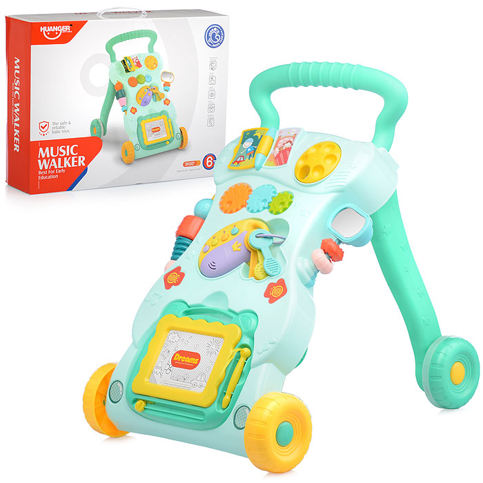 Игровой центр-Каталка HE0822 с доской для рисования, в коробке