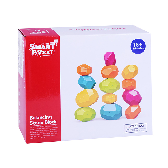 Конструктор S-Y039 "Камушки" (8 дет.) в коробке