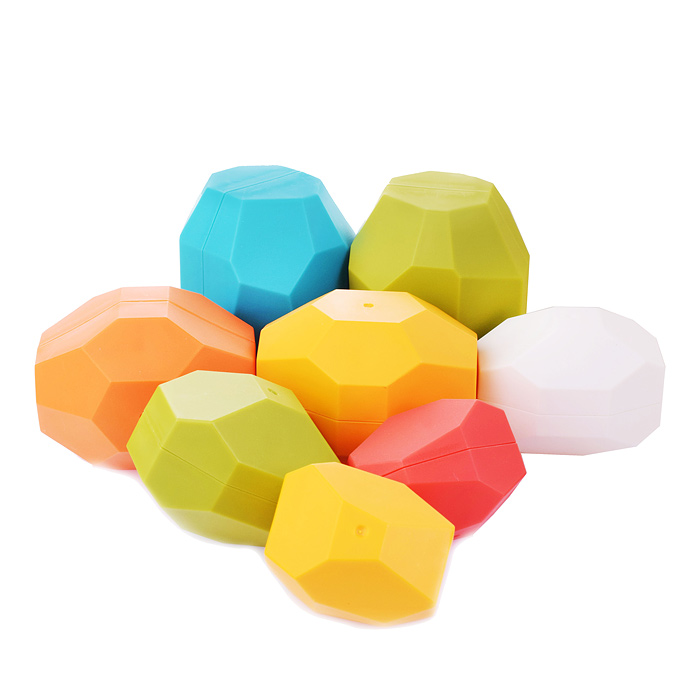 Конструктор S-Y039 "Камушки" (8 дет.) в коробке