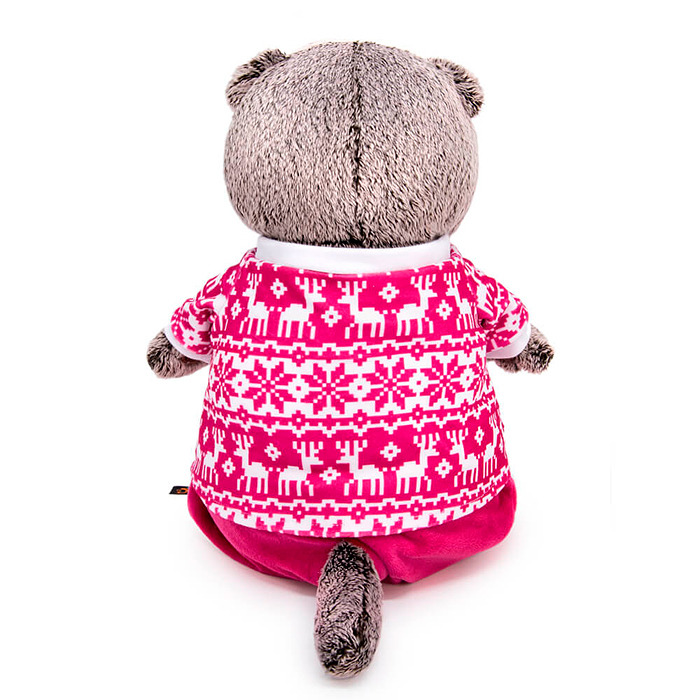 Кот Басик в зимней пижаме