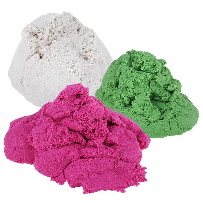 Кинетический песок "Волшебный песок", микс 3 цвета, 600 гр. 