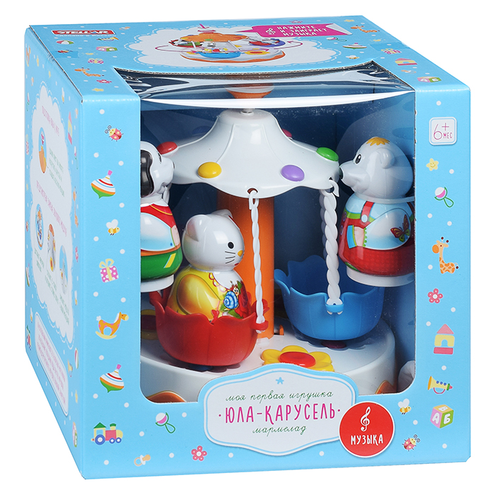 Фото к товару Юла-карусель "Мармелад" Юла-карусель "Мармелад"