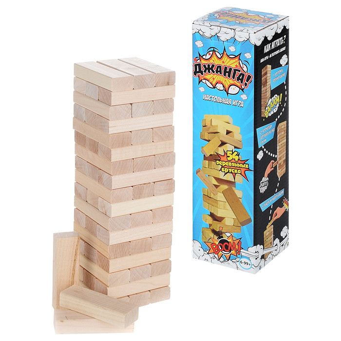 Игра "Джанга" 54 брусочка