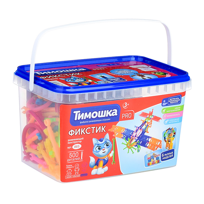 Конструктор "ФикСтик" 500 деталей 