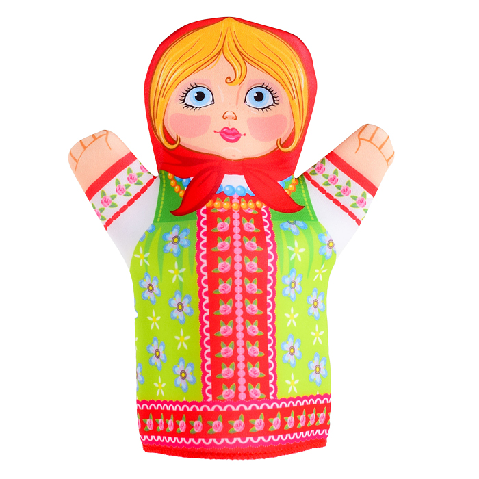 Домашний кукольный театр "Маша и медведь" (6 кукол-перчаток)