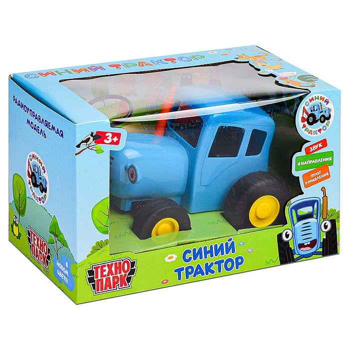 Фото к товару Модель р/у "Синий трактор" 20 см, звук, синий, в коробке Модель р/у "Синий трактор" 20 см, звук, синий, в коробке