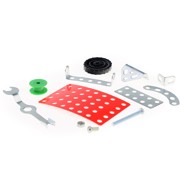 Конструктор мет.с подвижными деталями "Грузовик" 