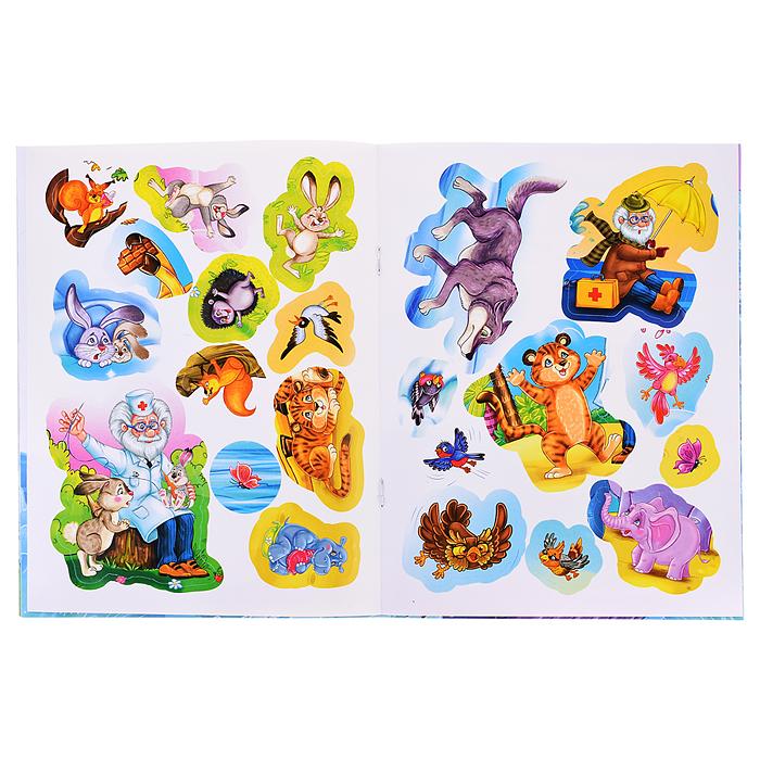 Айболит. Чуковский К. И. Сказки и стихи с наклейками. 