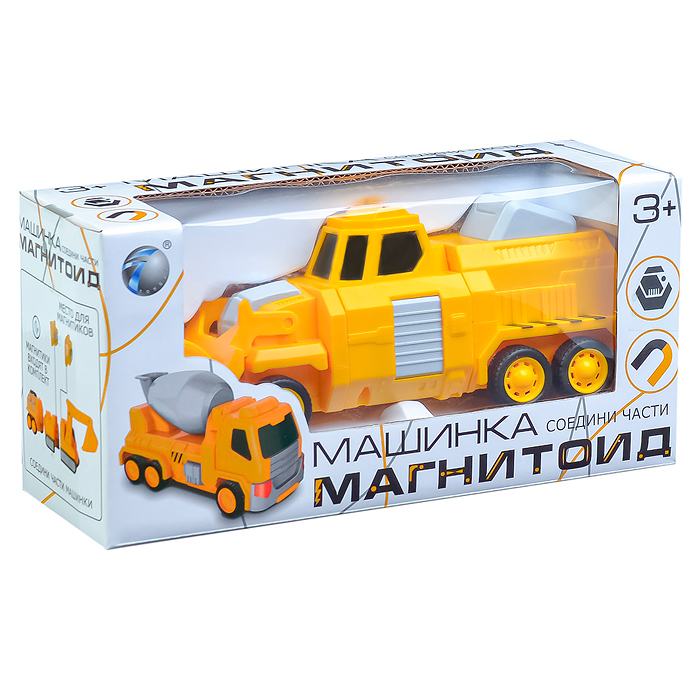 Машина 676C1 "Строительная техника" в коробке