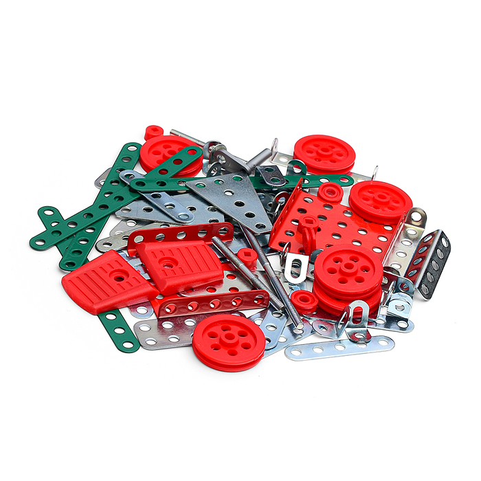 Фото к товару Конструктор металлический (193 детали) Конструктор металлический (193 детали)