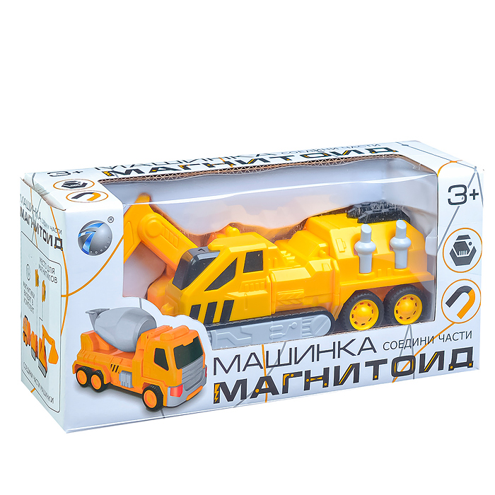 Машина 676C2 "Строительная техника" в коробке