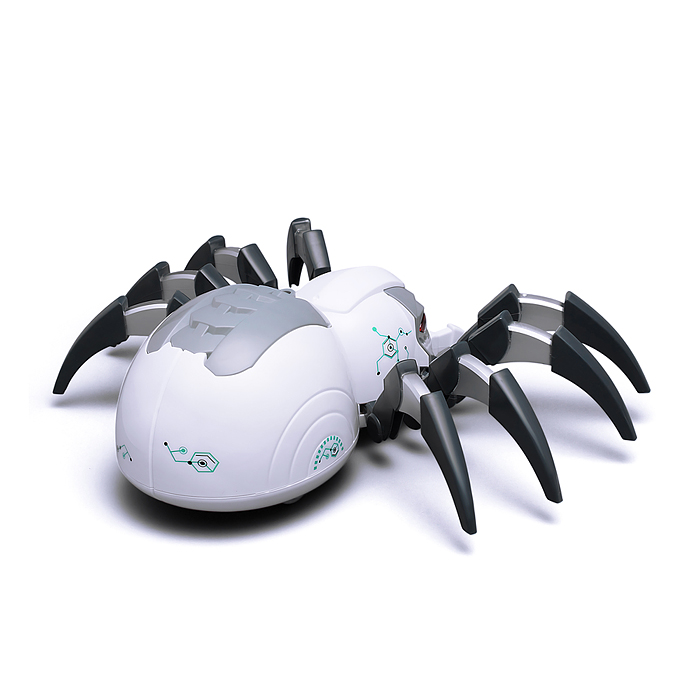 Паук радиоуправляемый, эффект дыма,световые и звуковые эффекты, цвет белый