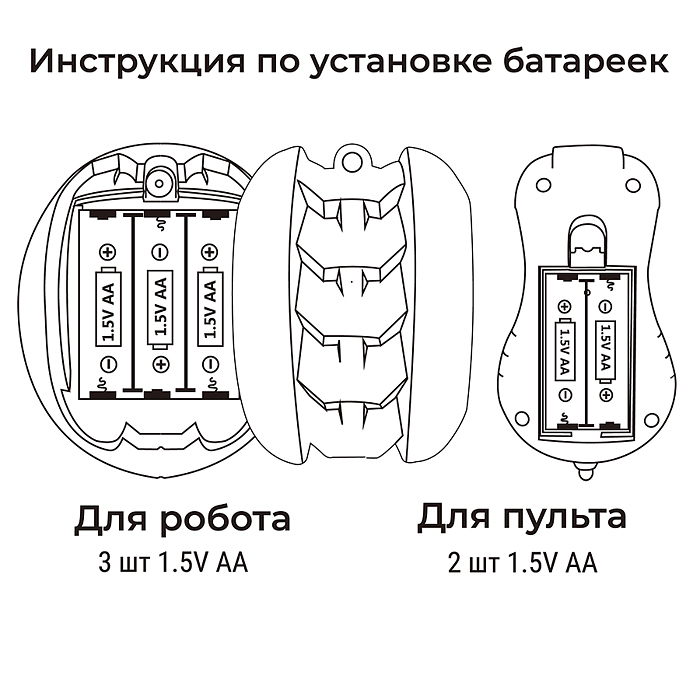 Паук радиоуправляемый, эффект дыма,световые и звуковые эффекты, цвет белый