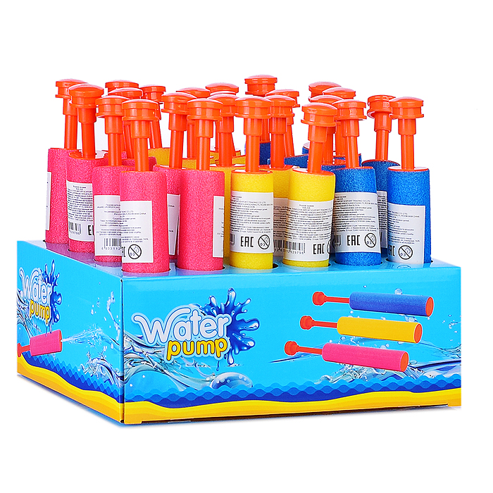 Водная пушка 838-20A разноцветная, в коробке