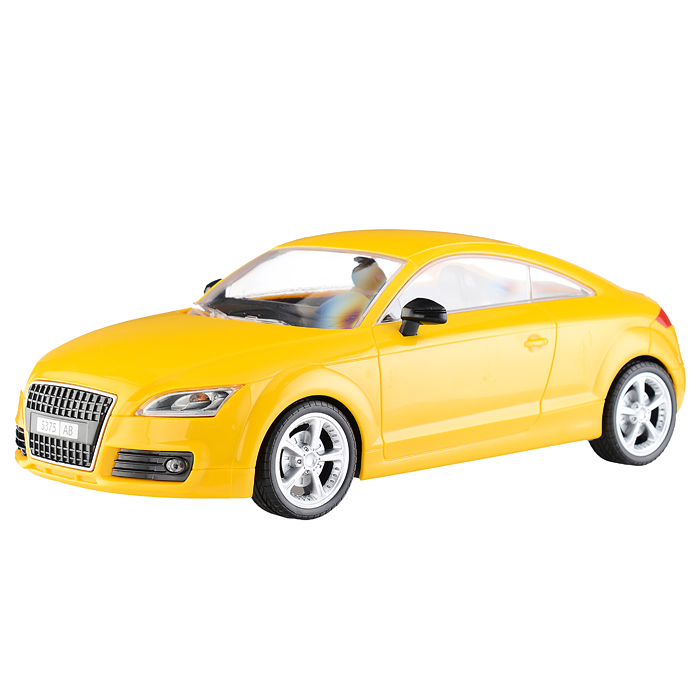 Автомобиль легковой "Легенда-V4" инерционный (жёлтый) (в коробке)