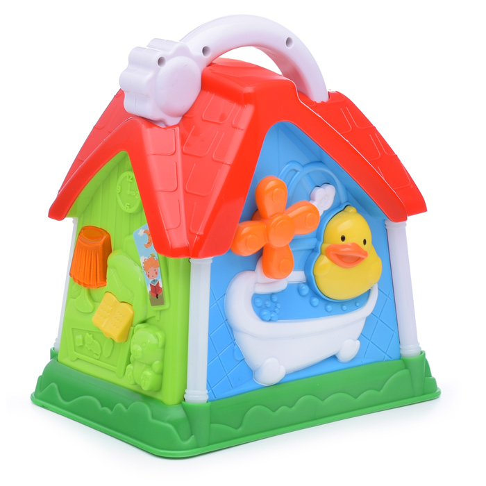 Фото к товару Развивающая игрушка QX-91189E "Веселый домик" в коробке Развивающая игрушка QX-91189E "Веселый домик" в коробке