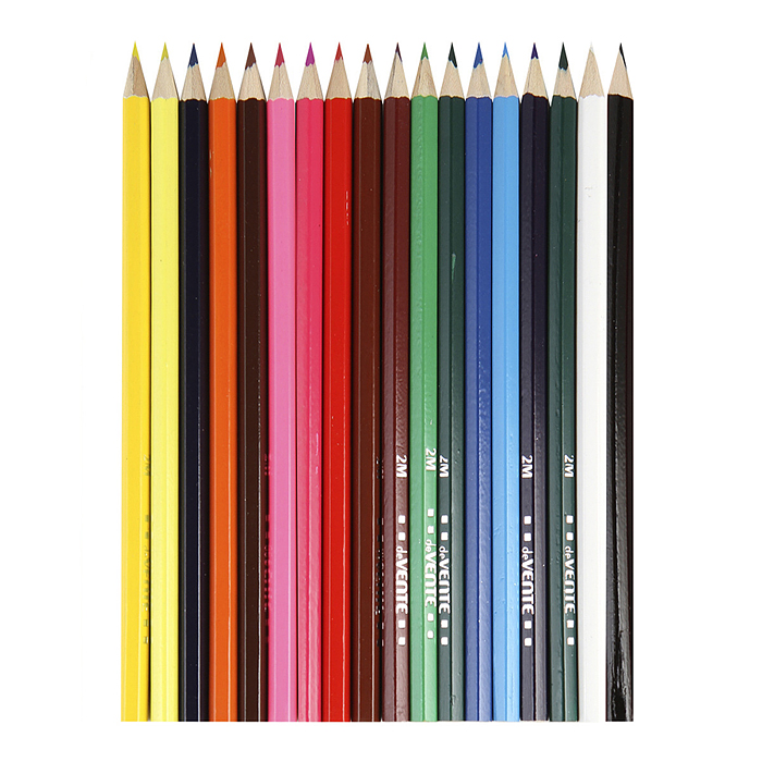 Карандаши цветные 18 цв. "Cosmo" 2М, диаметр грифеля 2,8 мм, шестигранные, в картонной 