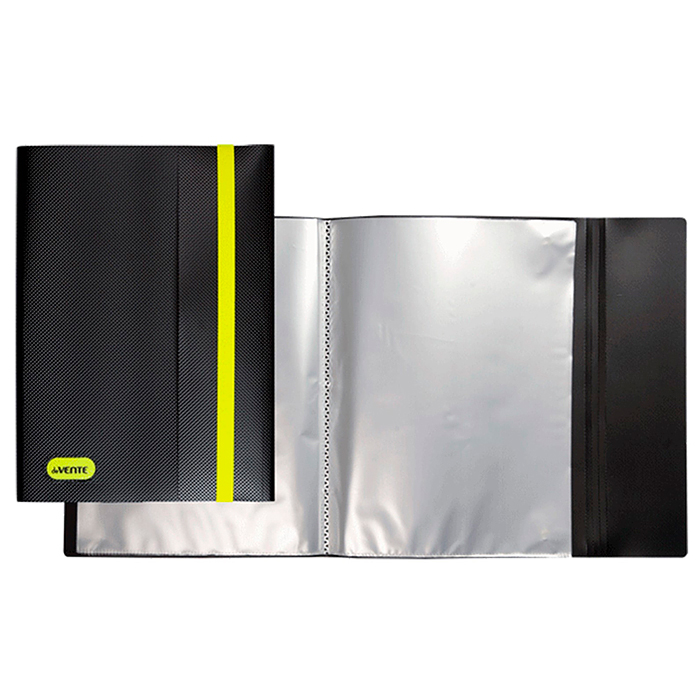 Папка с 40 вкладышами A3 "MonoChrome" A3 (320x435x25 мм) 500 мкм, с рельефной фактурной по