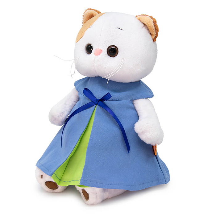 Кошка Ли-Ли в голубом платье