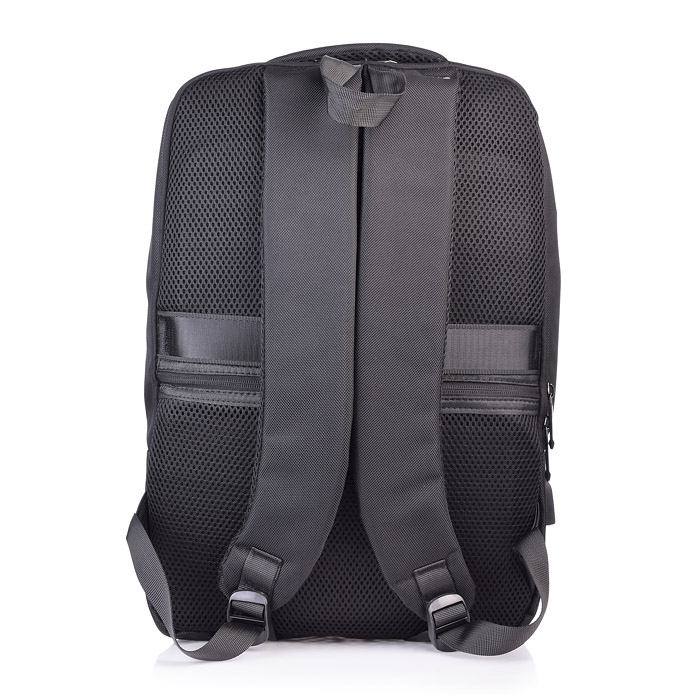 Рюкзак городской, 2 отделения на молнии, 1 отделение для ноутбука на молнии, 1 передний, 44*30*20