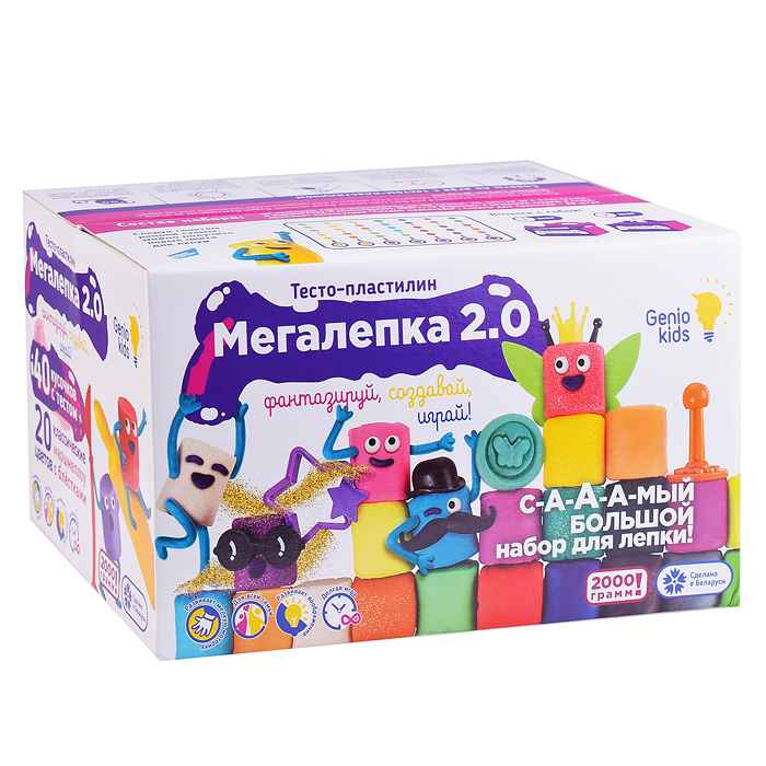 Набор для детской лепки "Мегалепка 2.0"