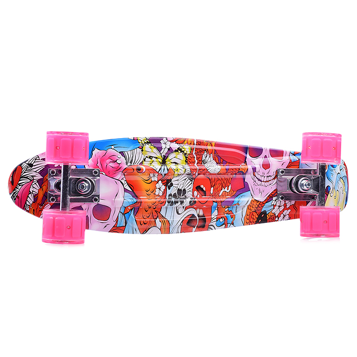 Фото к товару Скейт детский 3142SY-1, 55 см, колесо PVC со светом Скейт детский 3142SY-1, 55 см, колесо PVC со светом