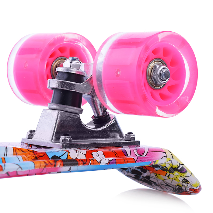 Фото к товару Скейт детский 3142SY-1, 55 см, колесо PVC со светом Скейт детский 3142SY-1, 55 см, колесо PVC со светом