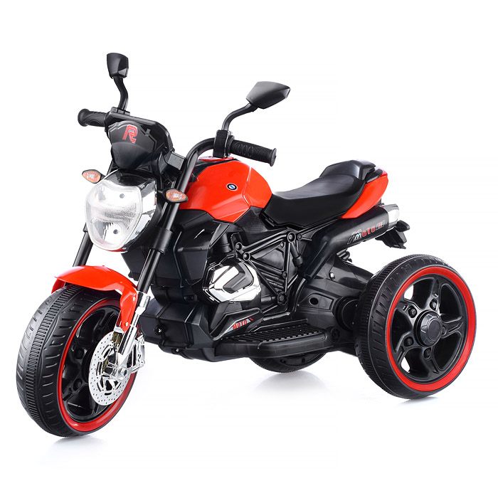 Мотоцикл U023383Y "Байк" на аккумуляторе, в коробке (красный)