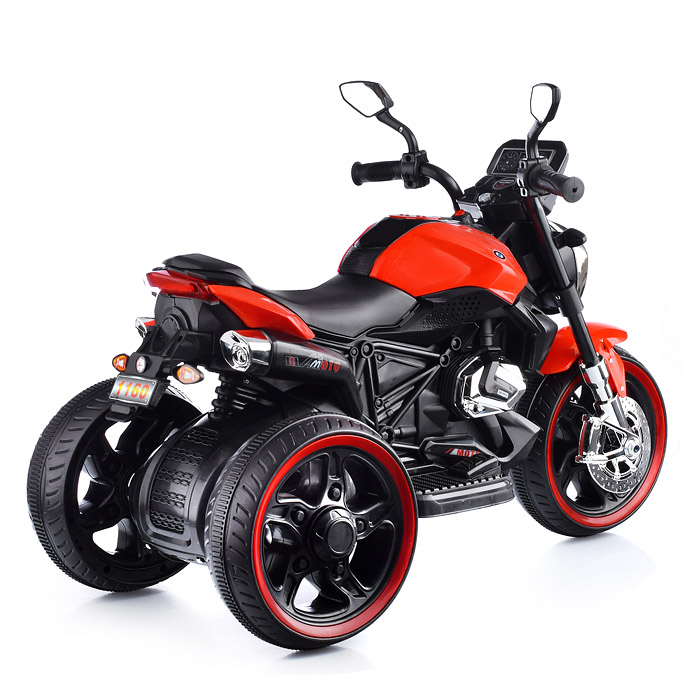 Мотоцикл U023383Y "Байк" на аккумуляторе, в коробке (красный)