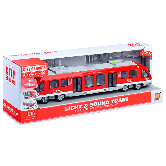 Поезд WY920A "Путешествие" 1:16 (свет, звук) в коробке