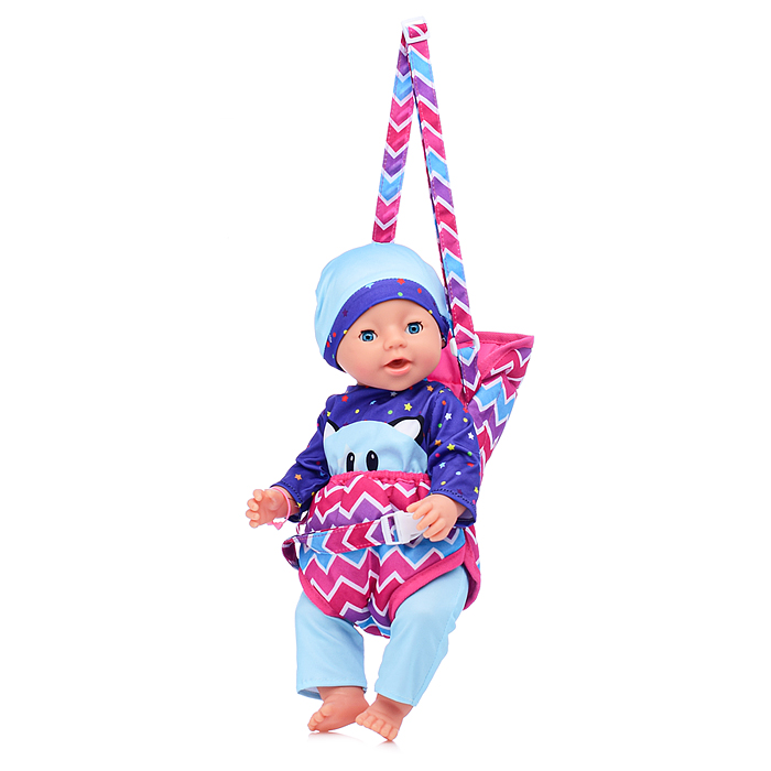 Фото к товару Набор аксессуаров для кукол (стульчик для кормления, коляска, кроватка, сумка), цвет розовый зигзаг Набор аксессуаров для кукол (стульчик для кормления, коляска, кроватка, сумка), цвет розовый зигзаг