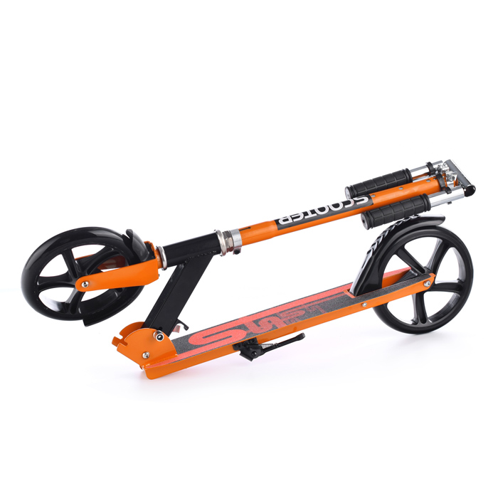 Самокат U038447Y 2-х кол., оранжевый, PU/ 200 мм, ABEC 7, в коробке