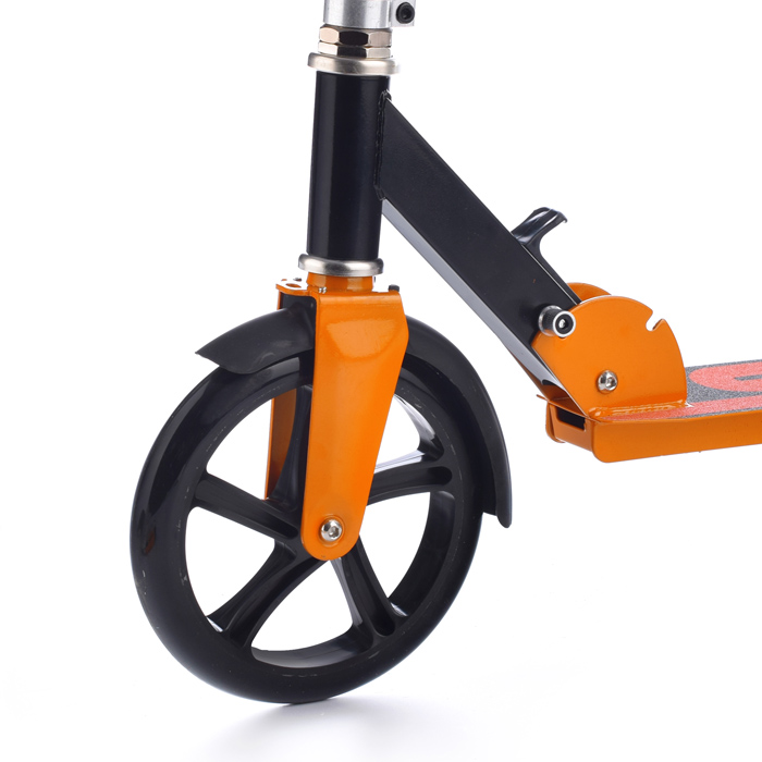Самокат U038447Y 2-х кол., оранжевый, PU/ 200 мм, ABEC 7, в коробке