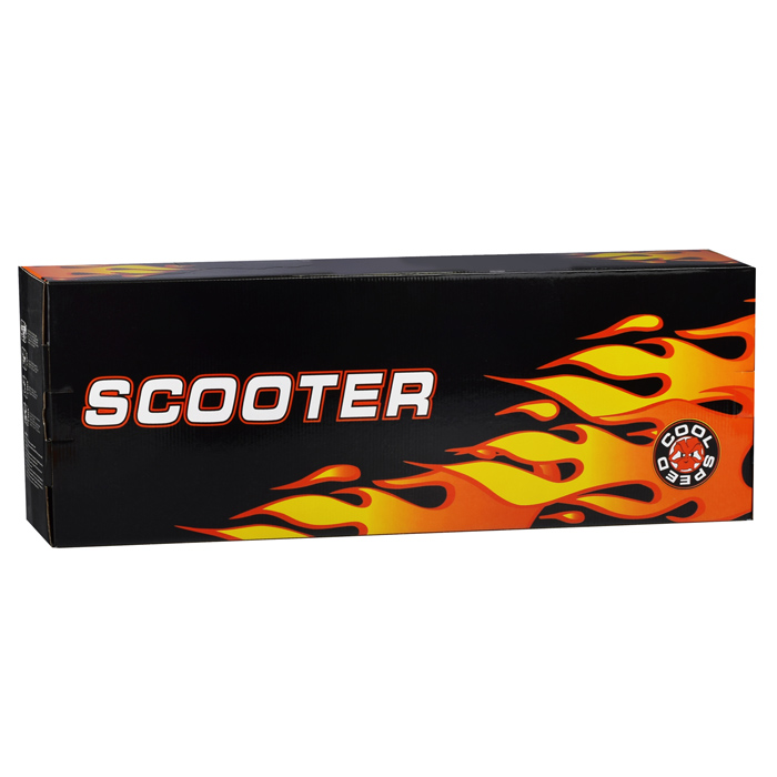 Самокат U038447Y 2-х кол., оранжевый, PU/ 200 мм, ABEC 7, в коробке