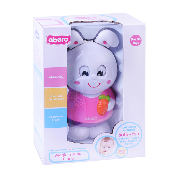 Развивающая игрушка QX-91081E "Зайка Бэтти" в коробке