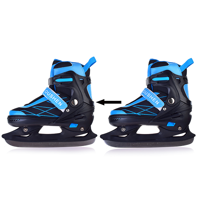 Коньки детские 00-3117 размер S, синий