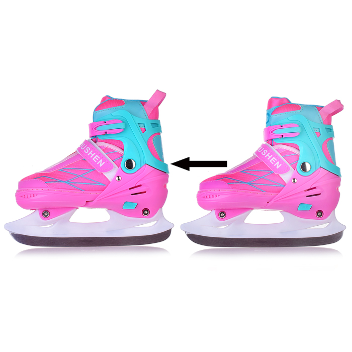 Коньки детские 00-3120 размер M, розовый