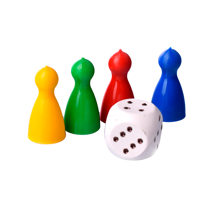 Игра-ходилка с фишками для малышей 2в1. Динозавры+Космос. 42х29,7 см. 