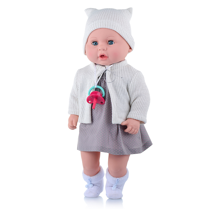 Кукла Вита 3 с пустышкой озвуч. 