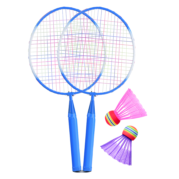 Фото к товару Бадминтон 00-0639 (2 ракетки, 2 волана) в сетке Бадминтон 00-0639 (2 ракетки, 2 волана) в сетке