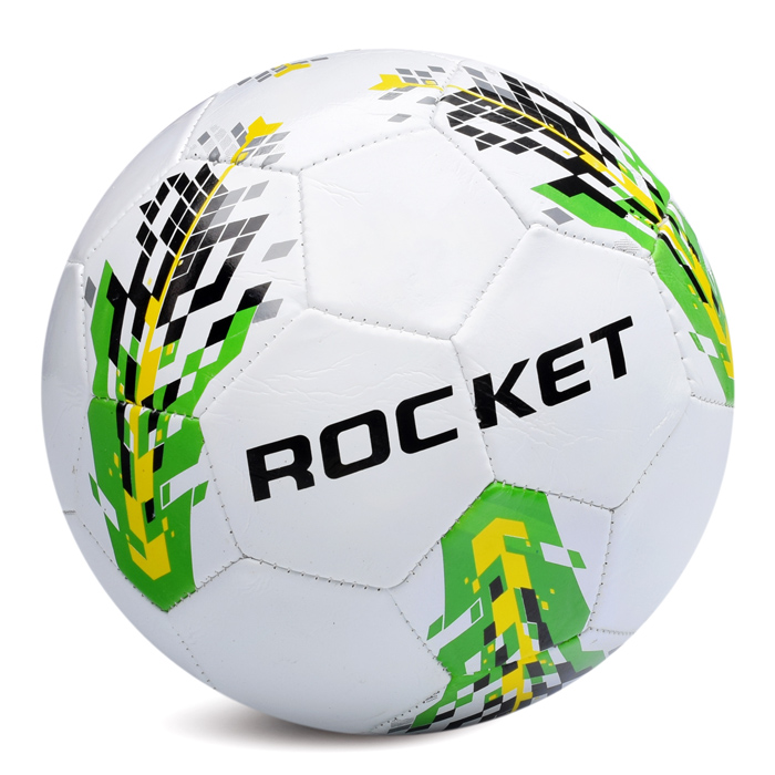 Фото к товару Мяч футбольный ROCKET, PVC, размер 5, 280 г Мяч футбольный ROCKET, PVC, размер 5, 280 г