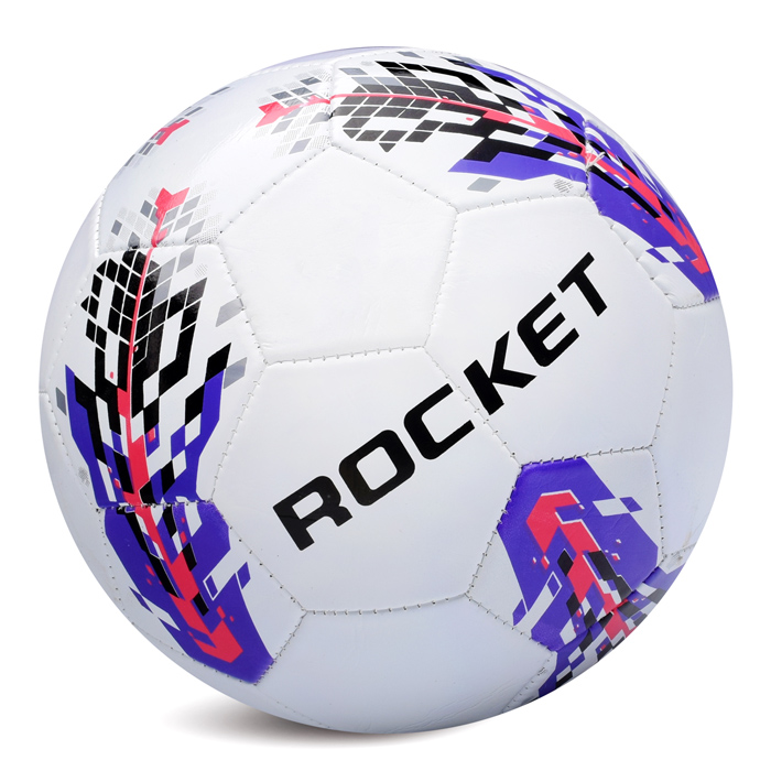 Фото к товару Мяч футбольный ROCKET, PVC, размер 5, 280 г Мяч футбольный ROCKET, PVC, размер 5, 280 г